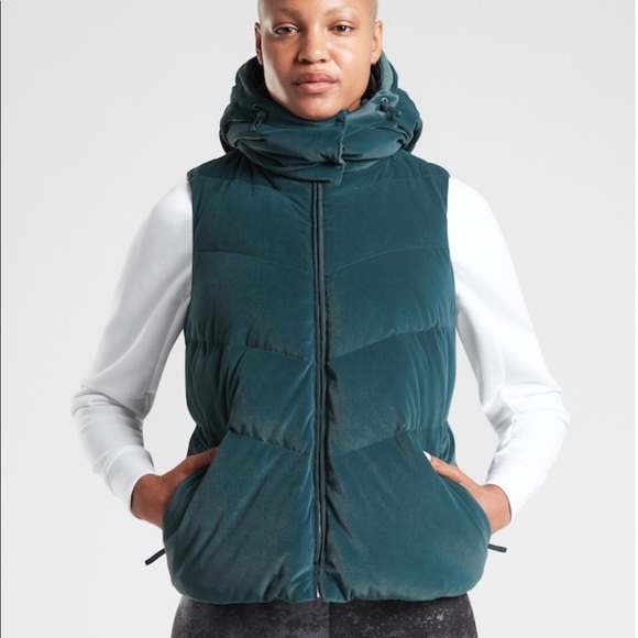 athleta down vest